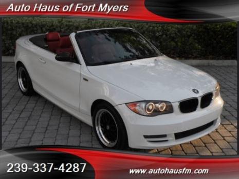 BMW : 1-Series 128i Convertible Fort Myers Florida We Finance & Ship Nationwide FL Owned Navigation 6-Speed Manual Premium Pkg