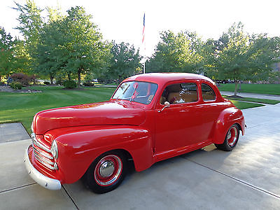 Ford : Other Coupe 1947 ford coupe street rod new hi end build fuel injected a c leather