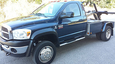 Dodge : Ram 4500 slt 2008 dodge ram 4500 repo tow truck recovery solutions one owner one driver truck