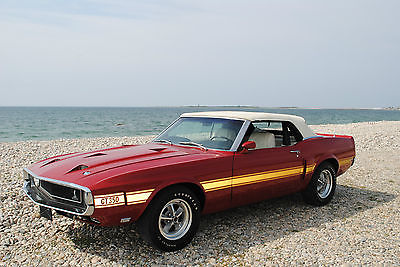 Shelby : GT 350 Convertible 2 Door 1969 gt 350 convertible rare factory automatic with ac