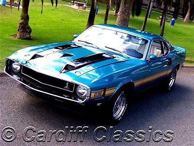 Shelby : Other Mustang 1970 shelby gt 350 1 of only 315 built in 70 original build sheet california