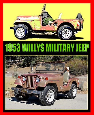 Willys : JEEP M38A1 M38 Military CA Black Plates 1953 military jeep m 38 a 1 m 38 runs great overdrive 4 x 4 army korean california