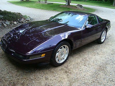 Chevrolet : Corvette Base 1993 corvette hatchback 49 500 5.7 l removable top leather