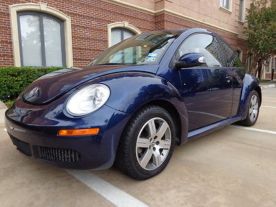 Volkswagen : Beetle-New TDI 06 vw beetle 1.9 l tdi gls leather moonroof alloy wheels drives nice tx rust free