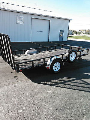 2013 PJ TRAILER 8314 UTILITY TRAILER IN EXCELLENT CONDITION,83