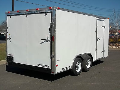 New 2015 Five Star Series Enclosed Cargo, Car Trailer,8.5 x 16