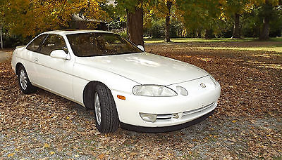 Lexus : SC White 1994 Lexus SC400 Two Door Luxury  Sports Coupe Low Miles