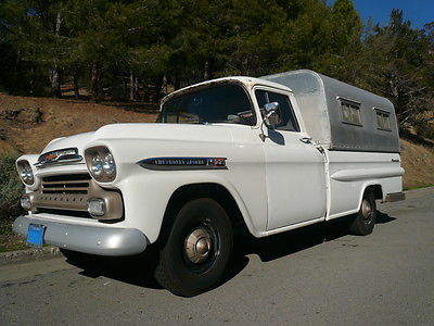Chevrolet : Other Pickups FLEETSIDE 1959 chevy apache custom camper