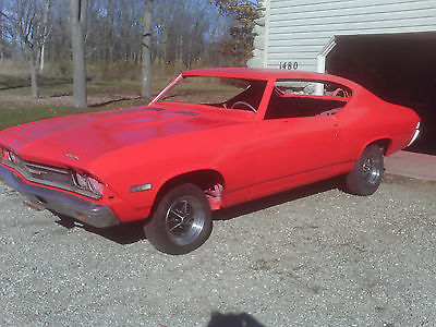 Chevrolet : Chevelle concourse 1968 chevelle 350 sbc at performance red project car clear title