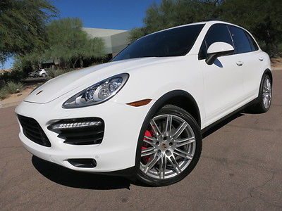 Porsche : Cayenne Turbo 26 k orig miles pano roof 21 whls loaded 123 k msrp sport pack 2014 2012 gts s