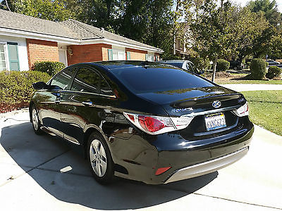 Hyundai : Sonata Hybrid Premium Sedan 4-Door 2012 hyundai sonata hybrid black car sedan 4 door