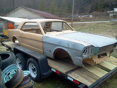 Ford : Mustang Base 1966 ford mustang coupe great project for a father and son or for yourself