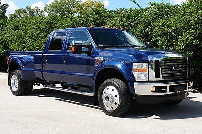Ford : F-450 Lariat 4X4 6.4 l diesel 4 x 4 off road one owner chrome package extra clean fully serviced