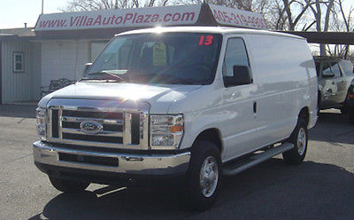 Ford : E-Series Van Utility Van 2013 ford e 250 xlt cargo work van like new 8 k miles