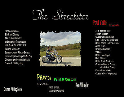 Custom Built Motorcycles : Pro Street PAUL YAFFE  originals   