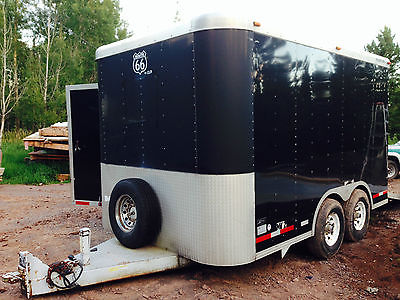 2005 Black Cargo Enclosed Trailer 8x14 fits RV/Bus trailer