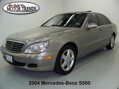 Mercedes-Benz : S-Class LOOK AT THE MILES! 2004 mercedes s 500 5.0 302 hp navigation sunroof leather heated mem seats 67 k