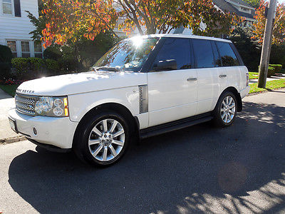Land Rover : Range Rover Supercharged Big Body 2008 land rover range rover supercharged sc suv rear entertainment white blue