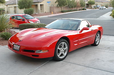 Chevrolet : Corvette Red exterior, Black interior 2001 corvette red exterior black interior fully loaded like new condition