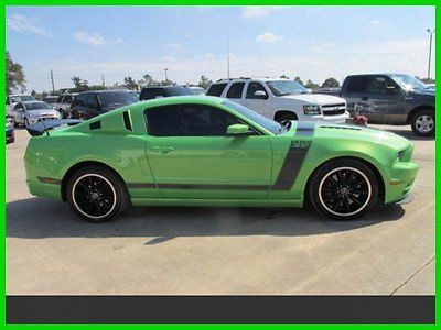 Ford : Mustang Boss 302 5.0L, GOTTA HAVE IT GREEN, FORD Certified 2013 ford mustang boss 302 5.0 l recaro cloth 24 k miles 1 owner ford cpo