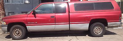 Dodge : Ram 1500 ST Extended Cab Pickup 2-Door 1997 dodge ram v 8 automatic with extended cab truck and rear cabin upholstery