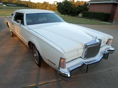 Lincoln : Continental FREE SHIPPING! 460 auto leather 8 track all power factory a c highly original low miles