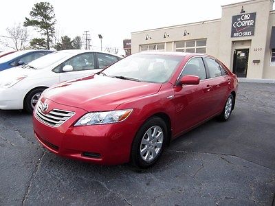 Toyota : Camry Anniversary Edition 2007 toyota camry hybrid red 40 mpg 137 k leather bluetooth 9 950