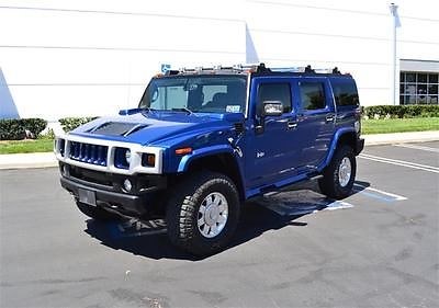Hummer : H2 Limited Edition Pacific Blue Package 2006 hummer h 2 lux limited edition pacific blue package 4 x 4 clean inside and out