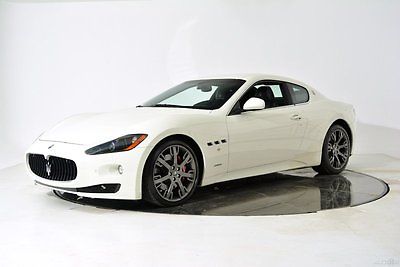 Maserati : Gran Turismo GranTurismo S Automatic Certified Pre-Owned CPO Piano Stitching Trident Bianco Drilled Shift Paddles Sensors Black Look Grilles