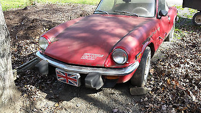 Triumph : Spitfire Convertible SELLING TWO TRIUMPH SPITFIRES, 1975 SPITFIRE, 1978 parts car with hardtop
