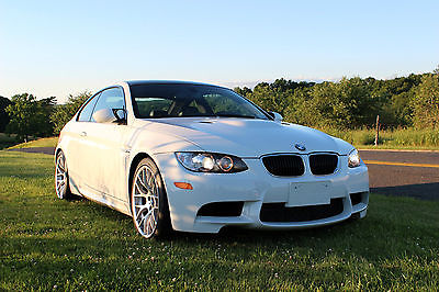 BMW : M3 Base Coupe 2-Door 2011 bmw m 3 coupe alpine white on black cf roof comp pkg nav loaded clean