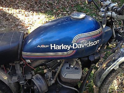 Harley-Davidson : Other AMF Harley Davidson street trail bike for Parts or restore