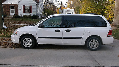 Ford : Windstar chrome 2006 ford windstar van white with gray interior 7 passenger drives excellent