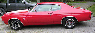 Chevrolet : Chevelle 1970 chevy chevelle ss clone coupe 454 big block v 8 64 000 miles restored