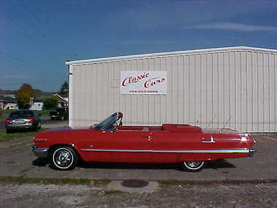 Chevrolet : Impala SS  CONVERTIBLE  409 FACTORY  AIR  CONDITIONING 1963 chev impala ss convertible 409 factory air conditioning