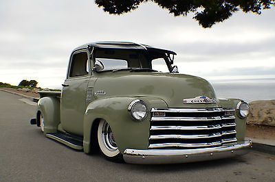 Chevrolet : Other Pickups 3100 Cab & Chassis 2-Door 1953 chevy truck street rod rat rod bagged s 10 clip rear end 350 ci th 400