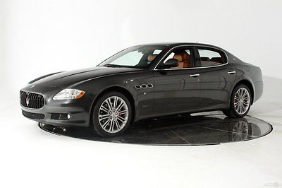 Maserati : Quattroporte Certified Pre-Owned CPO Vavona Wood Leather Steering Stitching Piping Alcantara Sensors Electric Rear