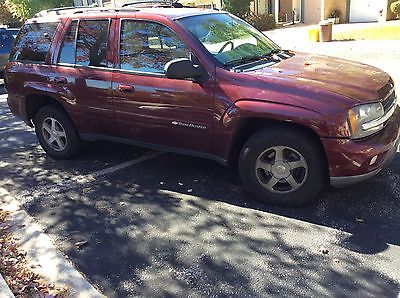 Chevrolet : Trailblazer LT BURGUNDY CHEVY TRAILBLAZER WITH TINTED WINDOWS AND LEATHER SEATS