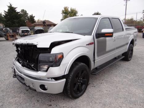 Ford : F-150 4WD SuperCre 74 auto salvage repairable special edition loaded navigation suede seats
