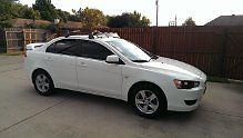 Mitsubishi : Lancer ES Technology Package 2008 white mitsubishi lancer es technology package roof rack great condition