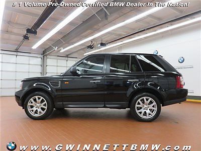 Land Rover : Range Rover Sport 4WD 4dr HSE 4 wd 4 dr hse low miles suv automatic gasoline 4.4 l 8 cyl engine java black