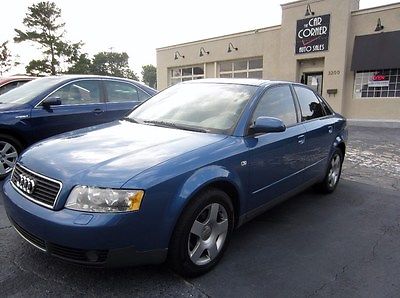 Audi : A4 Quattro 2003 audi a 4 quattro sedan 4 door 1.8 l 112 000 miles clean title