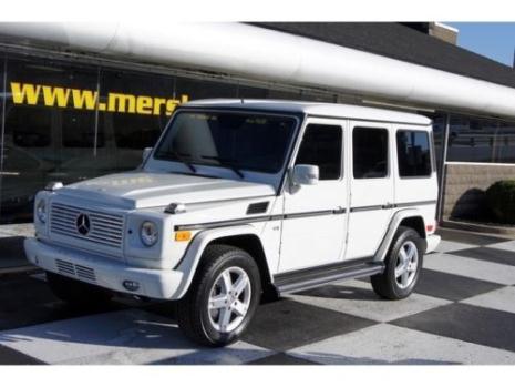 Mercedes-Benz : G-Class G500 2008 mercedes benz g 500 automatic 4 door suv artic white black leather