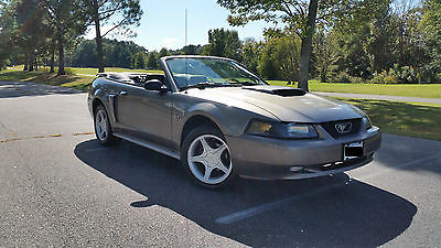 Ford : Mustang GT 2002 v 8 black top mustang gt convertible
