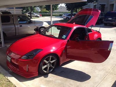 Nissan : 350Z Turbo Red 2004 Nissan 350Z with Turbo, New Tires, Red Interior and Kicker Sound System