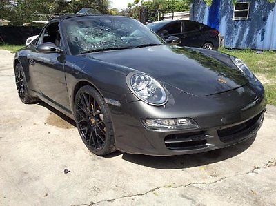 Porsche : 911 Carrera Cabriolet 2005 porsche 911 carrera cabriolet damaged crashed wrecked salvage damaged save