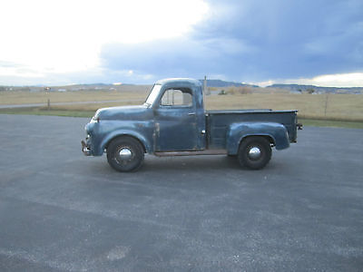 Dodge : Other Pickups b3b 1953 dodge excellent original 1 2 ton b series pilothouse pickup truck patina