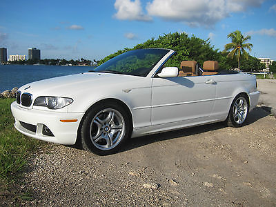BMW : 3-Series 330CI E46 Convertible M SPORT PKG HIGHLY OPTIONED BEAUTIFUL ALPINE WHITE / NATURAL BROWN LEATHER MINT!