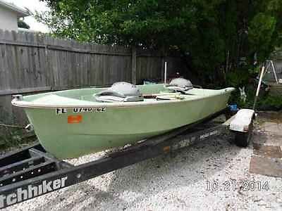 1971 Whites 14' fiberglass boat with accessories clear title in hand NICE BOAT!