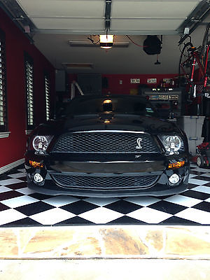 Ford : Mustang Shelby GT500 Coupe 2-Door 2008 ford mustang shelby gt 500 black with stripe delete